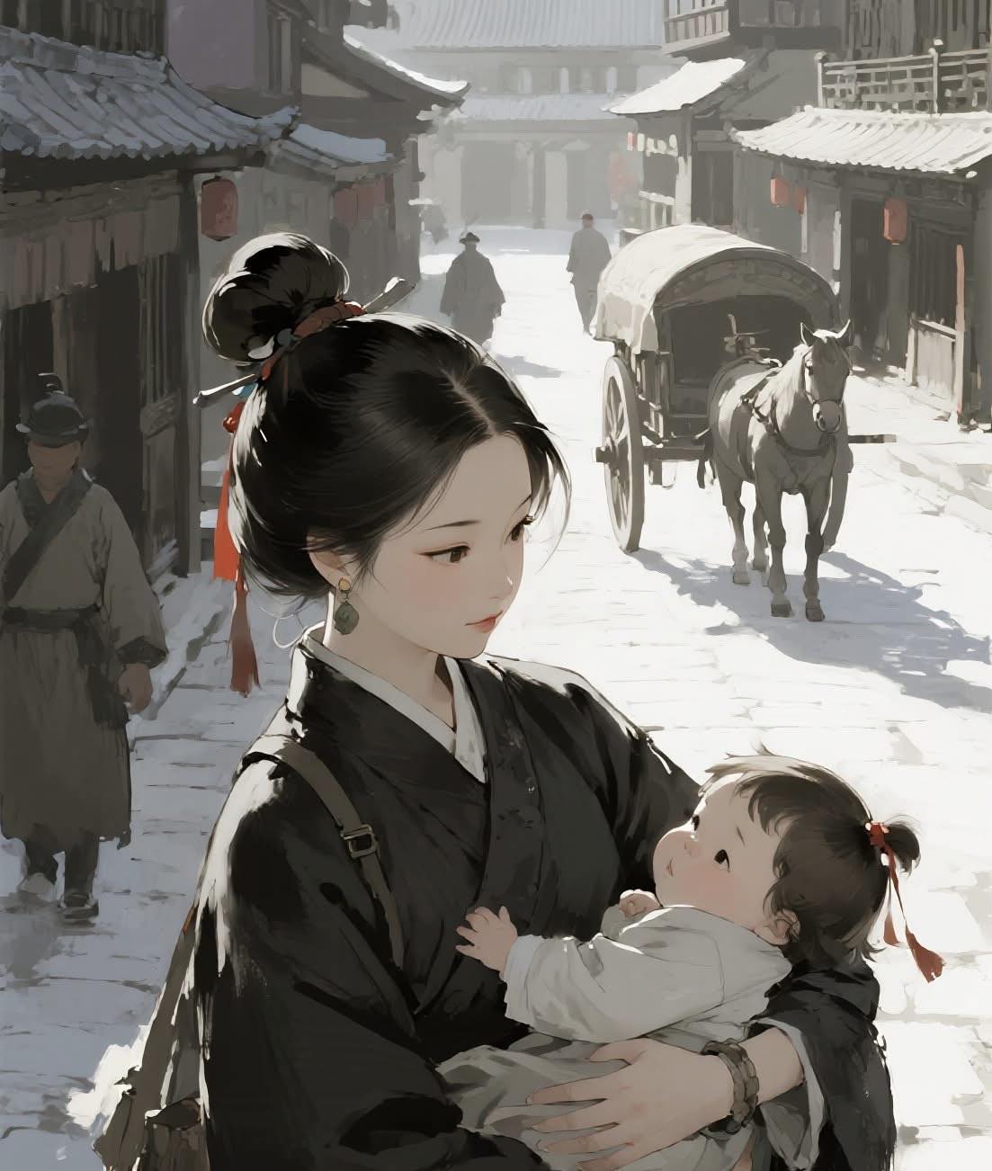 Nhặt Con Giữa Đường Chạy Nạn