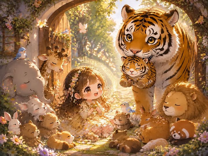 Tôi Dùng Tiếng Hát Trông Con Cho Muông Thú